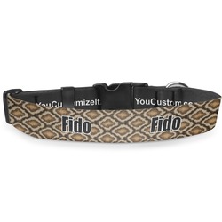 Snake Skin Deluxe Dog Collar - Medium (11.5" to 17.5") (Personalized)