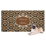 Snake Skin Dog Towel (Personalized)