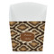 Snake Skin French Fry Favor Box - Front View