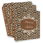 Snake Skin 3 Ring Binder - Full Wrap (Personalized)