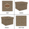 Snake Skin Gift Boxes with Lid - Canvas Wrapped - X-Large - Approval