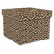 Snake Skin Gift Boxes with Lid - Canvas Wrapped - X-Large - Front/Main