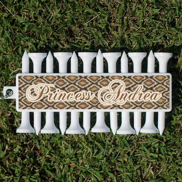 Custom Snake Skin Golf Tees & Ball Markers Set (Personalized)