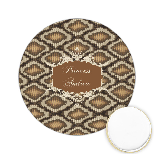 Custom Snake Skin Printed Cookie Topper - 2.15" (Personalized)
