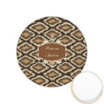 Snake Skin Printed Cookie Topper - 1.25" (Personalized)