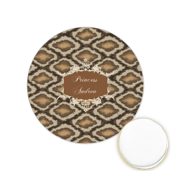 Custom Snake Skin Printed Cookie Topper - 1.25" (Personalized)