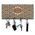 Snake Skin Key Hanger w/ 4 Hooks w/ Name or Text