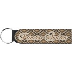 Snake Skin Neoprene Keychain Fob (Personalized)