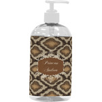 Snake Skin Plastic Soap / Lotion Dispenser (16 oz - Large - White) (Personalized)