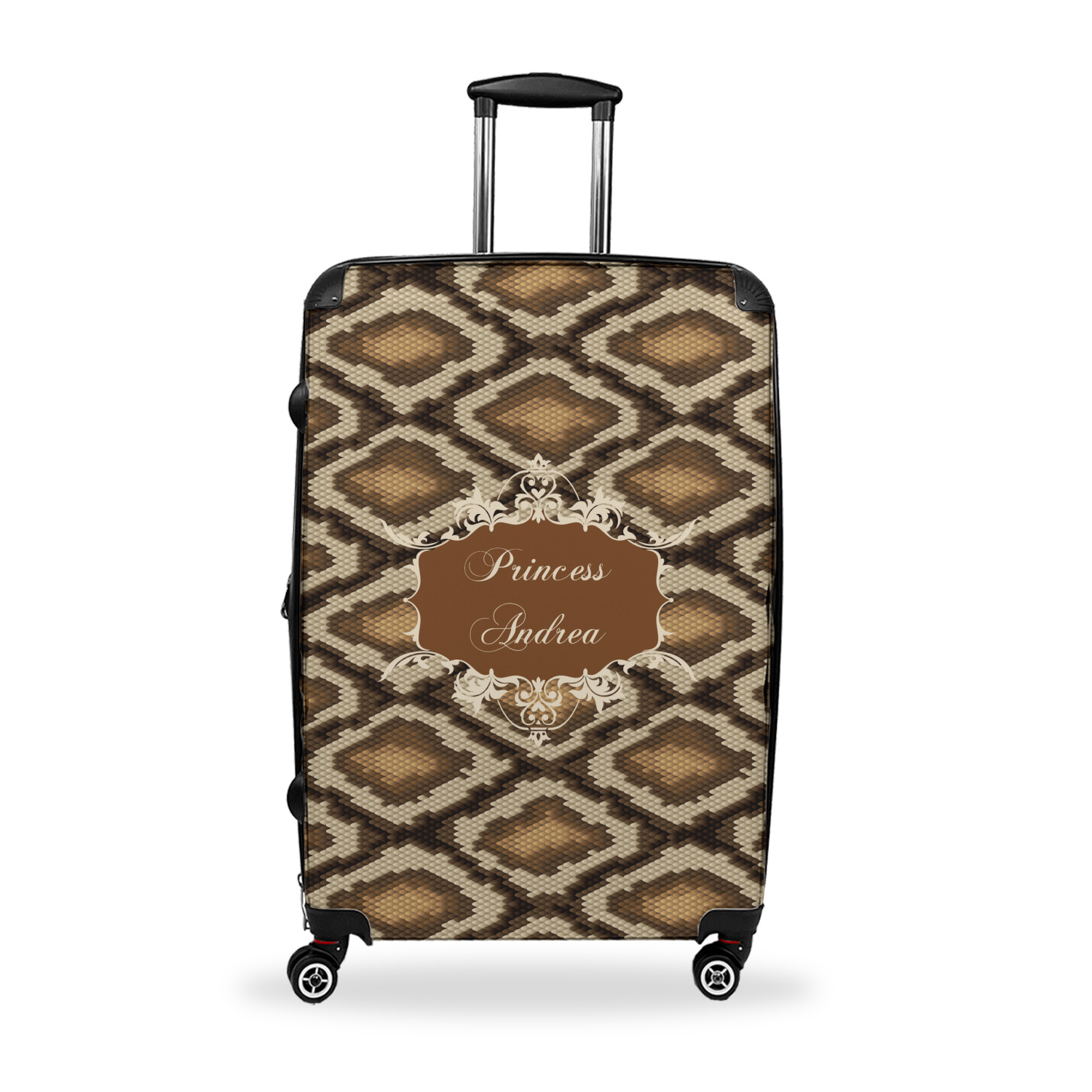 snakeskin luggage set