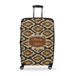 Snake Skin Suitcase - 28" Large - Checked w/ Name or Text