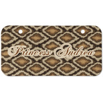 Snake Skin Mini/Bicycle License Plate (2 Holes) (Personalized)