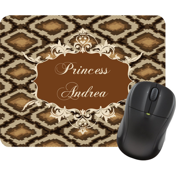 Custom Snake Skin Rectangular Mouse Pad (Personalized)