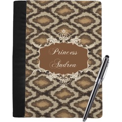 Snake Skin Notebook Padfolio - Large w/ Name or Text