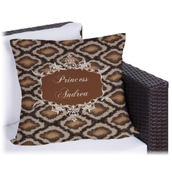 Snake Skin Outdoor Pillow - 20" (Personalized)
