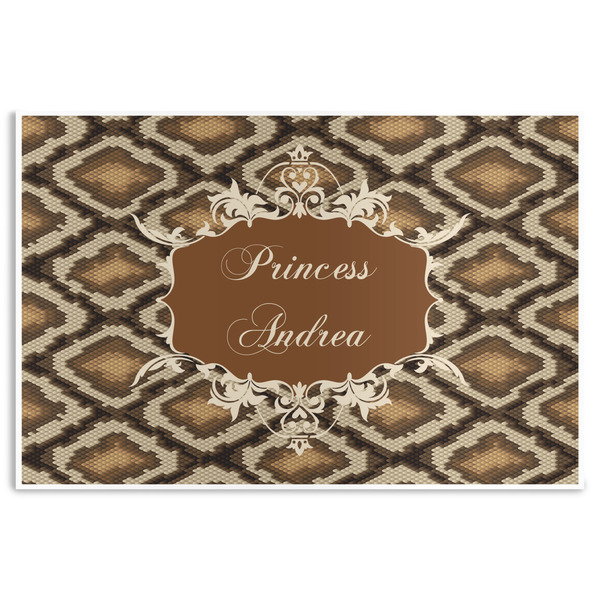 Custom Snake Skin Disposable Paper Placemats (Personalized)