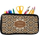 Snake Skin Neoprene Pencil Case (Personalized)