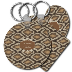 Snake Skin Plastic Keychain (Personalized)