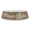 Snake Skin Plastic Pet Bowls - Large - FRONT