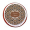 Snake Skin Printed Icing Circle - Medium - On Cookie