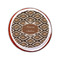 Snake Skin Printed Icing Circle - Small - On Cookie
