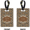 Snake Skin Rectangle Luggage Tag (Front + Back)