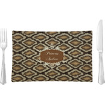 Snake Skin Glass Rectangular Lunch / Dinner Plate (Personalized)