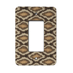 Snake Skin Rocker Style Light Switch Cover - Single Switch