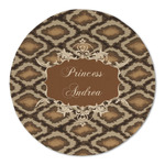 Snake Skin Round Linen Placemat - Single Sided (Personalized)