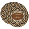 Snake Skin Round Paper Coaster - Main