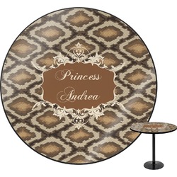 Snake Skin Round Table - 24" (Personalized)