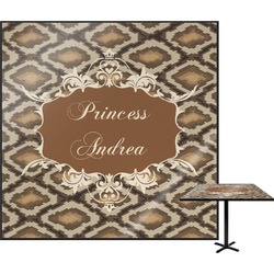 Snake Skin Square Table Top - 24" (Personalized)