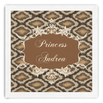 Snake Skin Paper Dinner Napkins (Personalized)