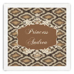 Snake Skin Paper Dinner Napkins (Personalized)