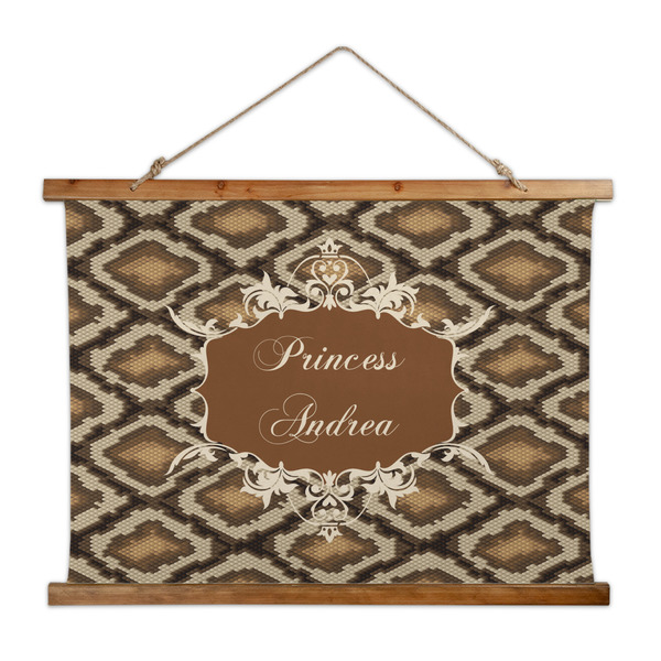 Custom Snake Skin Wall Hanging Tapestry - Wide (Personalized)