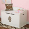 Snake Skin Wall Monogram on Toy Chest