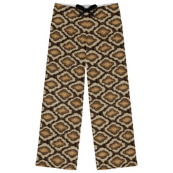 Snake Skin Womens Pajama Pants - S