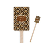 Snake Skin Rectangle Wooden Stir Sticks (Personalized)