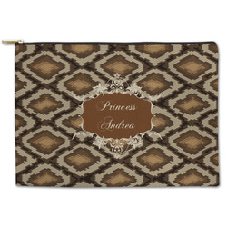 Snake Skin Zipper Pouch (Personalized)