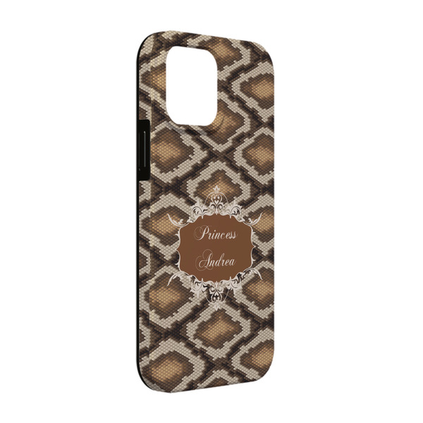 Custom Snake Skin iPhone Case - Rubber Lined - iPhone 13 (Personalized)