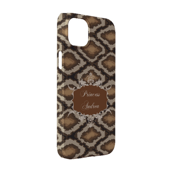 Custom Snake Skin iPhone Case - Plastic - iPhone 14 (Personalized)