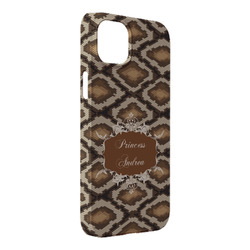Snake Skin iPhone Case - Plastic - iPhone 14 Pro Max (Personalized)