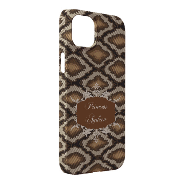 Custom Snake Skin iPhone Case - Plastic - iPhone 14 Pro Max (Personalized)