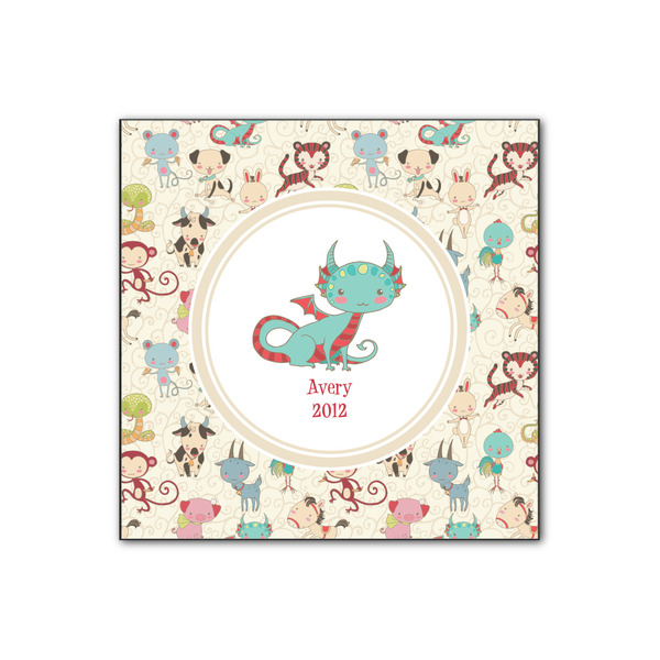 Custom Chinese Zodiac Wood Print - 12x12 (Personalized)