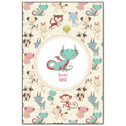 Chinese Zodiac Wood Print - 20x30 (Personalized)