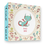 Chinese Zodiac 3 Ring Binder - Full Wrap - 3" (Personalized)