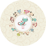 Chinese Zodiac Multipurpose Round Labels - 4" (Personalized)