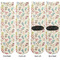 Chinese Zodiac Adult Crew Socks - Double Pair - Front and Back - Apvl