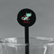 Chinese Zodiac Black Plastic 7" Stir Stick - Round - Main