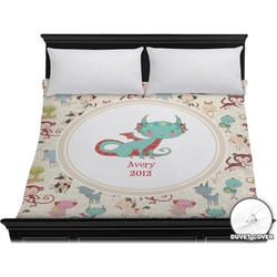 Chinese Zodiac Duvet Cover - King (Personalized)